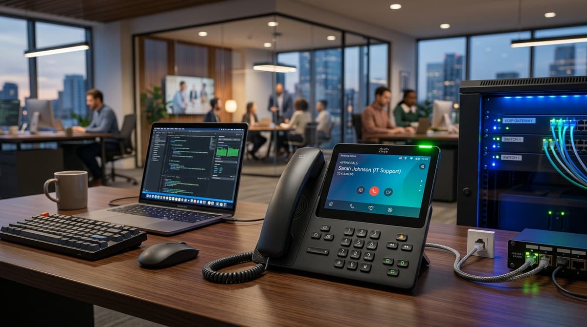 IP ტელეფონიის და VoIP სისტემების ინსტალაცია